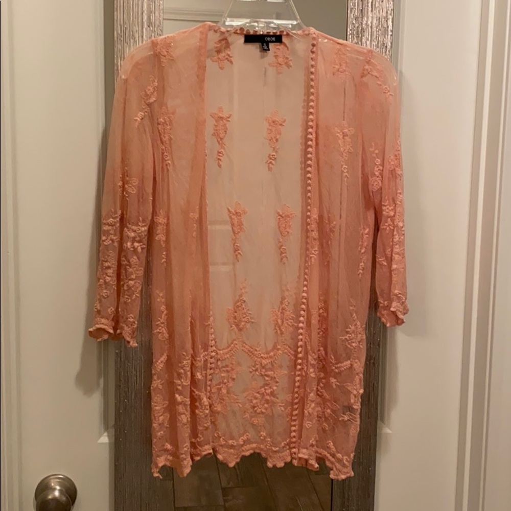 Pink lace kimono (Junior’s)